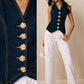 Ladies Denim Vintage Vest-Various Colours