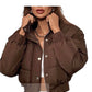 Ladies Cropped Puffer Jackets-Various Colours