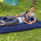 Bestway Double Flocked Airbed – Inflatable Mattress with Built-In Foot Pump