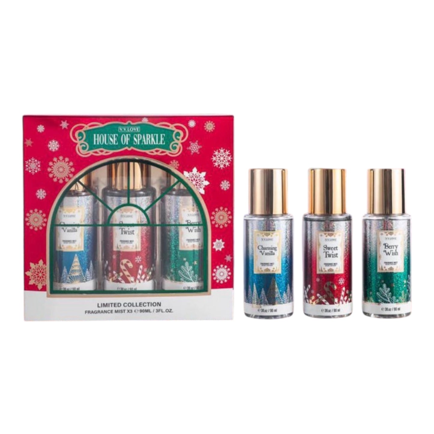 Christmas Fragrance & Body Lotion Gift Sets-Various Options