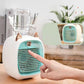 Mini Portable AC Unit with Water Bottle, Hot Summer Mini Rechargeable Evaporative Air Cooler In, 3 Speed USB Personal Air Conditioning Fan and Humidifier