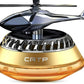 MTech Solar-Powered Perfume Rotating Helicopter Car Air Freshener, Liquid Scent Diffuser for Car Interior Dashboard Decor, Car Dashboard Accessories-Various Colours