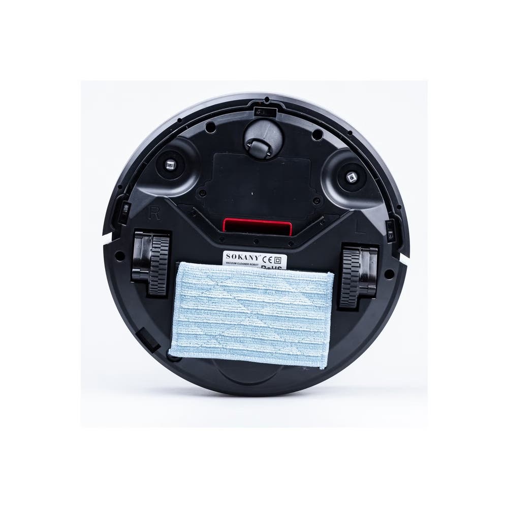 Sokany SK-13017 Robotic Vacuum Cleaner, 1500 mAh Battery - Black