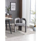 MFURN Modern Velvet Dining Chair Funky Barrel Accent Chairs, Upholstered Armchair Comfy Side Chair for Kitchen Living Room Dining Room-Various Colours