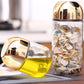 Glass Kitchen Storage Canister Jar Set