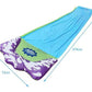 Kids Lawn Water Slides with Splash Sprinkler & Inflatable Crash Pad 72x474cm