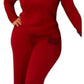 Ladies Knit Polo Tracksuit 2pc-Various