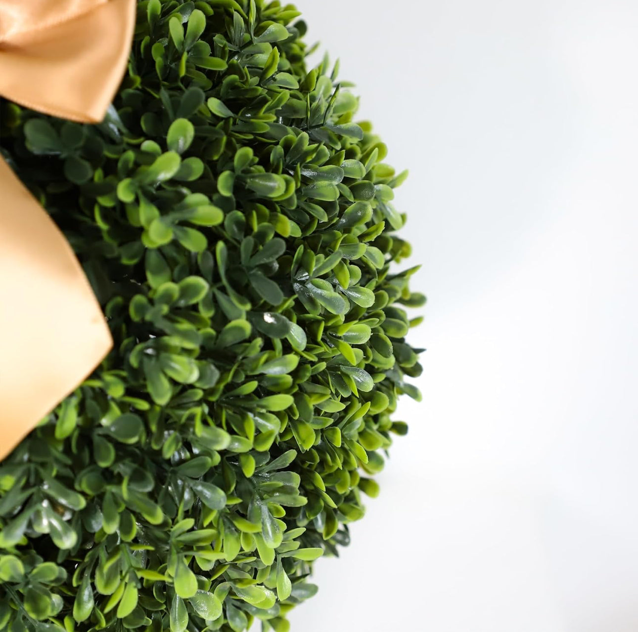 Artificial Bunny-Shaped Topiary Tree 35'' UV-Resistant Faux Boxwood Topiary Plant for Porch Decor or Indoor
