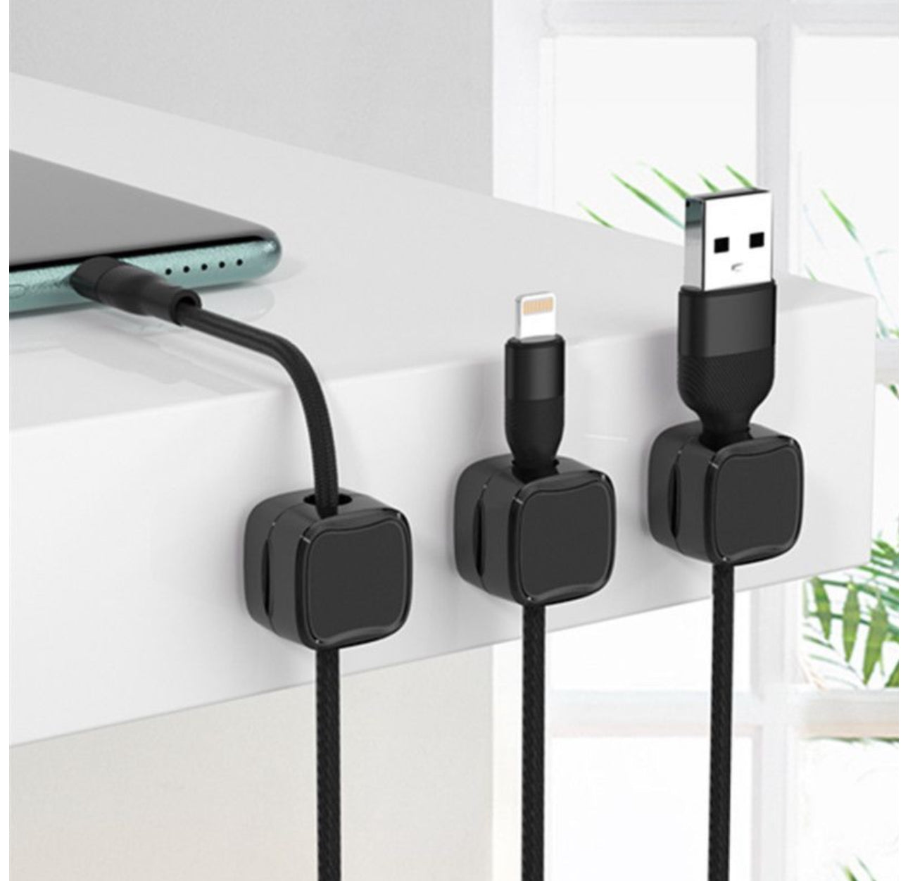 MTech Magnetic Cable Organiser 6pc
