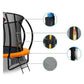 Trampoline Safety Net, Mat, Pad And Ladder With Basketball Set-Various Sizes