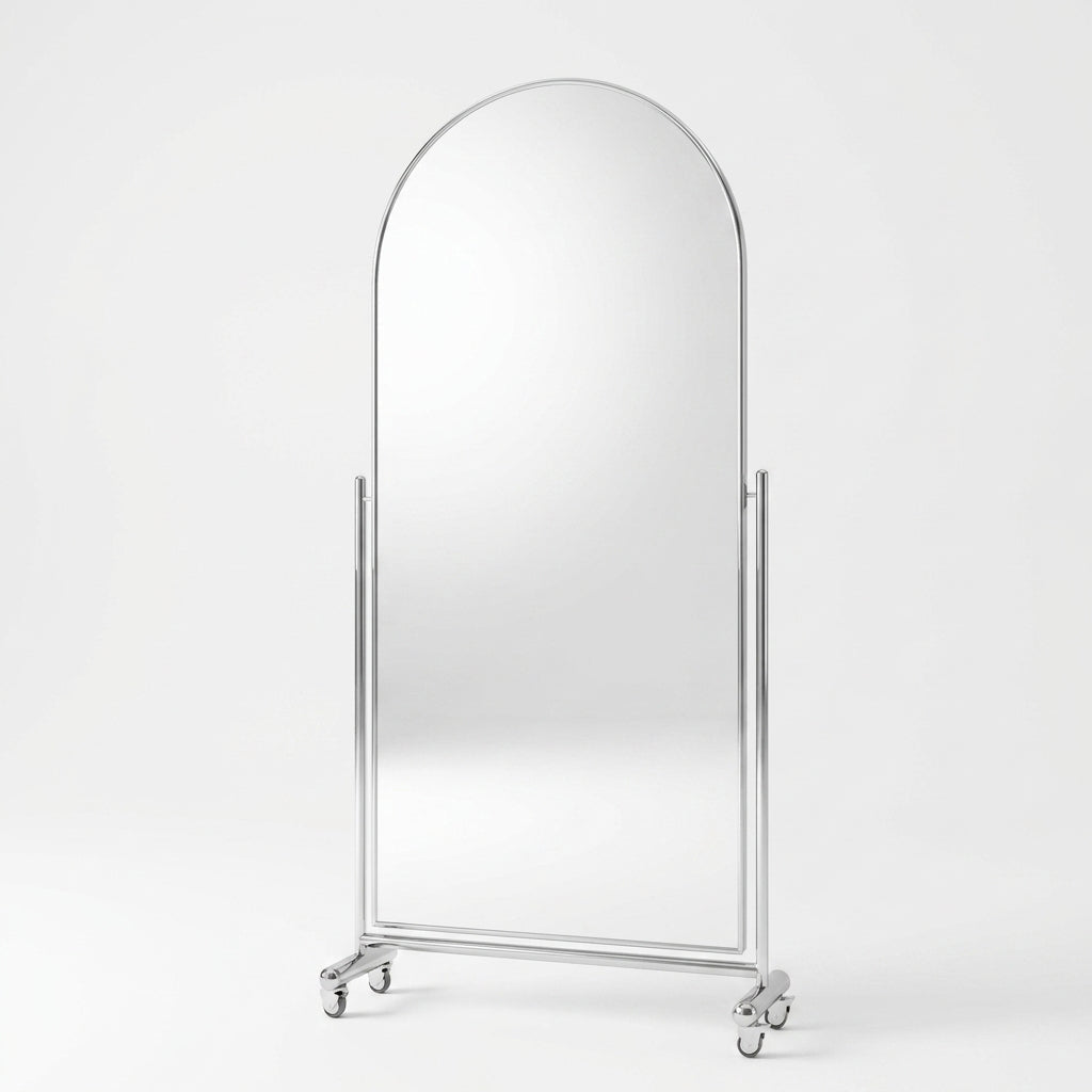 MHome Portable Full Body Mirror With Wheels