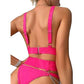 Lingerie Set For  Women Sexy Strappy Lingerie Underwear Bra Garter Set With Chain-Various Colours