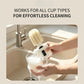 MHome Electric Brush Cleaner, 360° Rotating Cup Washer with Long Short Head Cleaning, for Home Kitchen Sink Restaurant Bar Travel Mug Glass Tumbler Drinkware