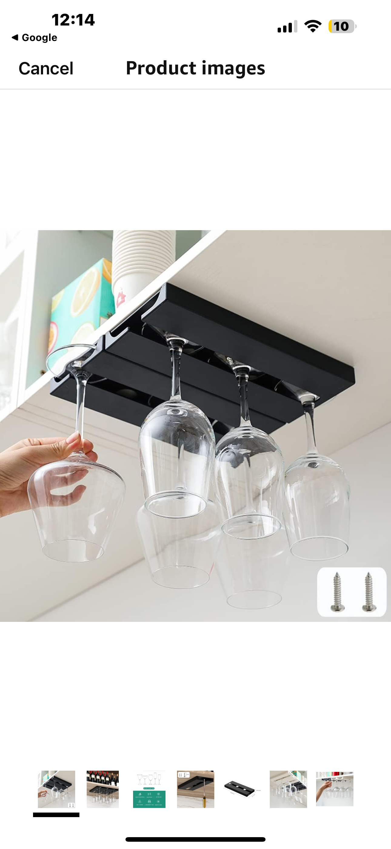 Wine Glass Storage Rack