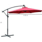 Black Friday Deal Outdoor Cantilever Umbrella Available In Red & Beige