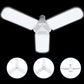 MTech 3 Leaf Garage ,Adjustable E27 Fan Blade LED Light Bulb Ceiling Light