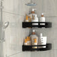 Metal Wall Mounted Corner Shower Caddy Organizer for Bathroom
