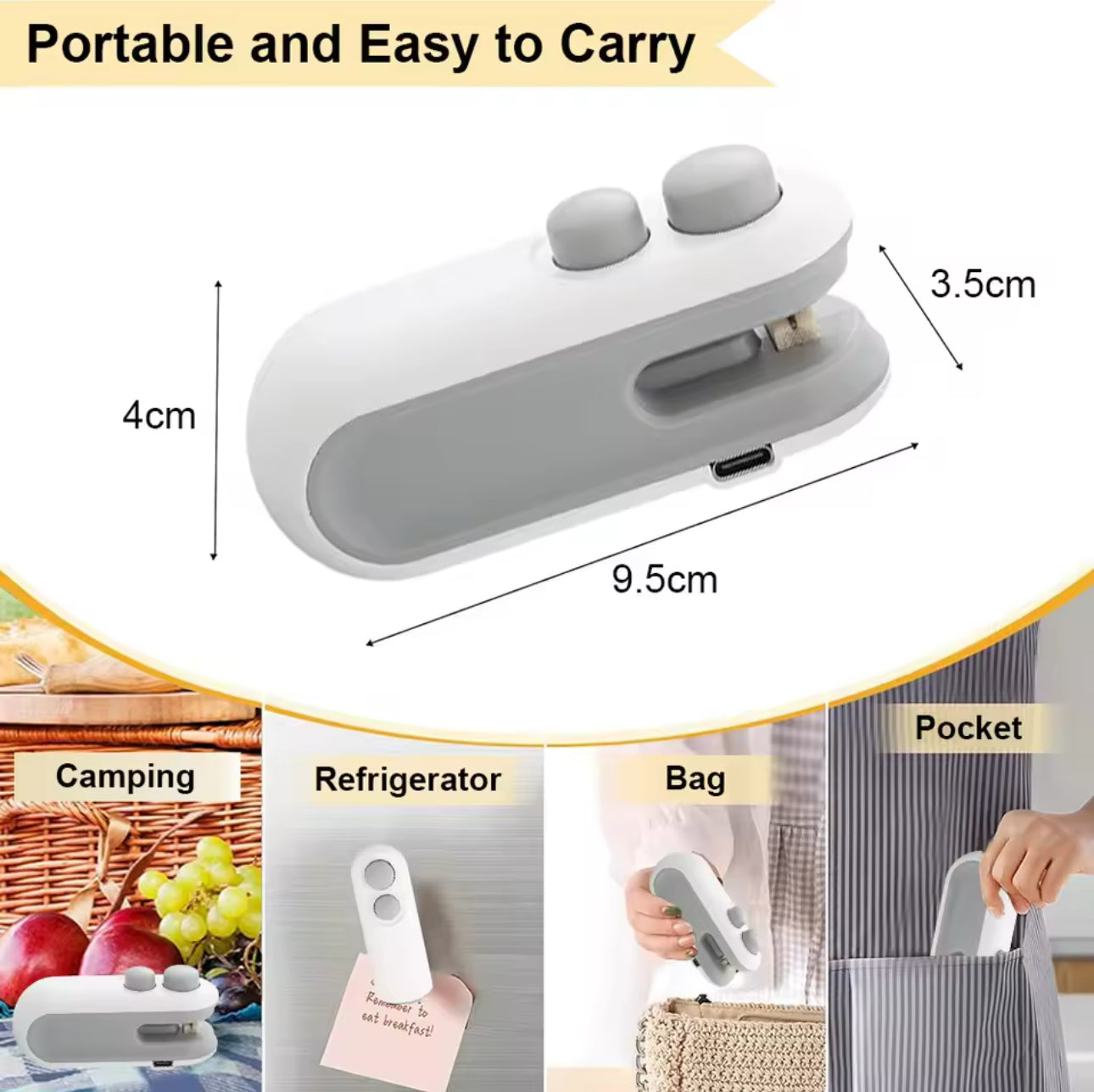 2:1 Mini Bag Sealer 5pc