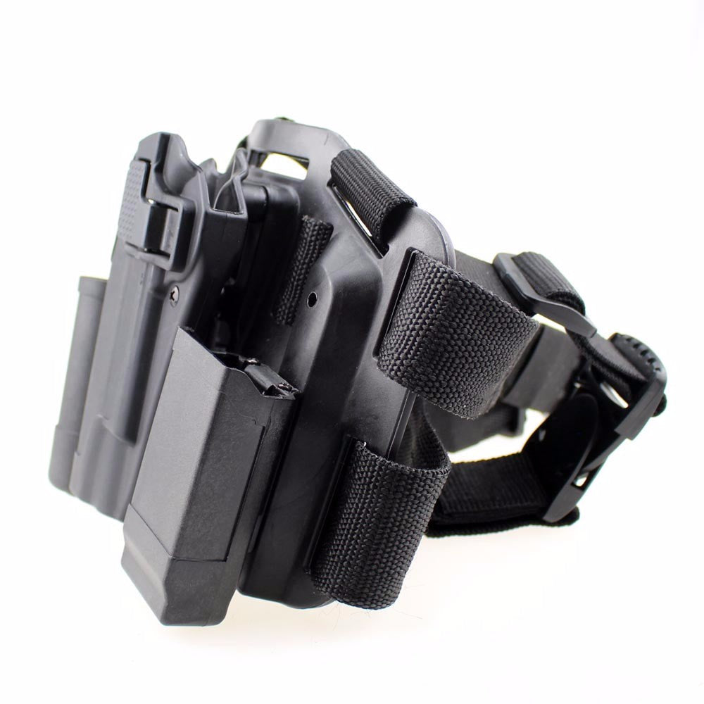 Pistol Gun Leg Holster with Magazine