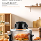 RAF Multi-Cooker Glass Air Fryer Electric Convection Halogen Oven R.5406 – 12L Capacity, 3500W Power
