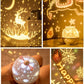 Night Light Projector,Howap Kids Star Night Light,360-Degree Rotating Colors Changing Desk Lamp with Built-in Song,Carousel,Space,Star,Sea,Birthday,Rose,6 Themes Projector lamp for Kids,Bedroom,Party