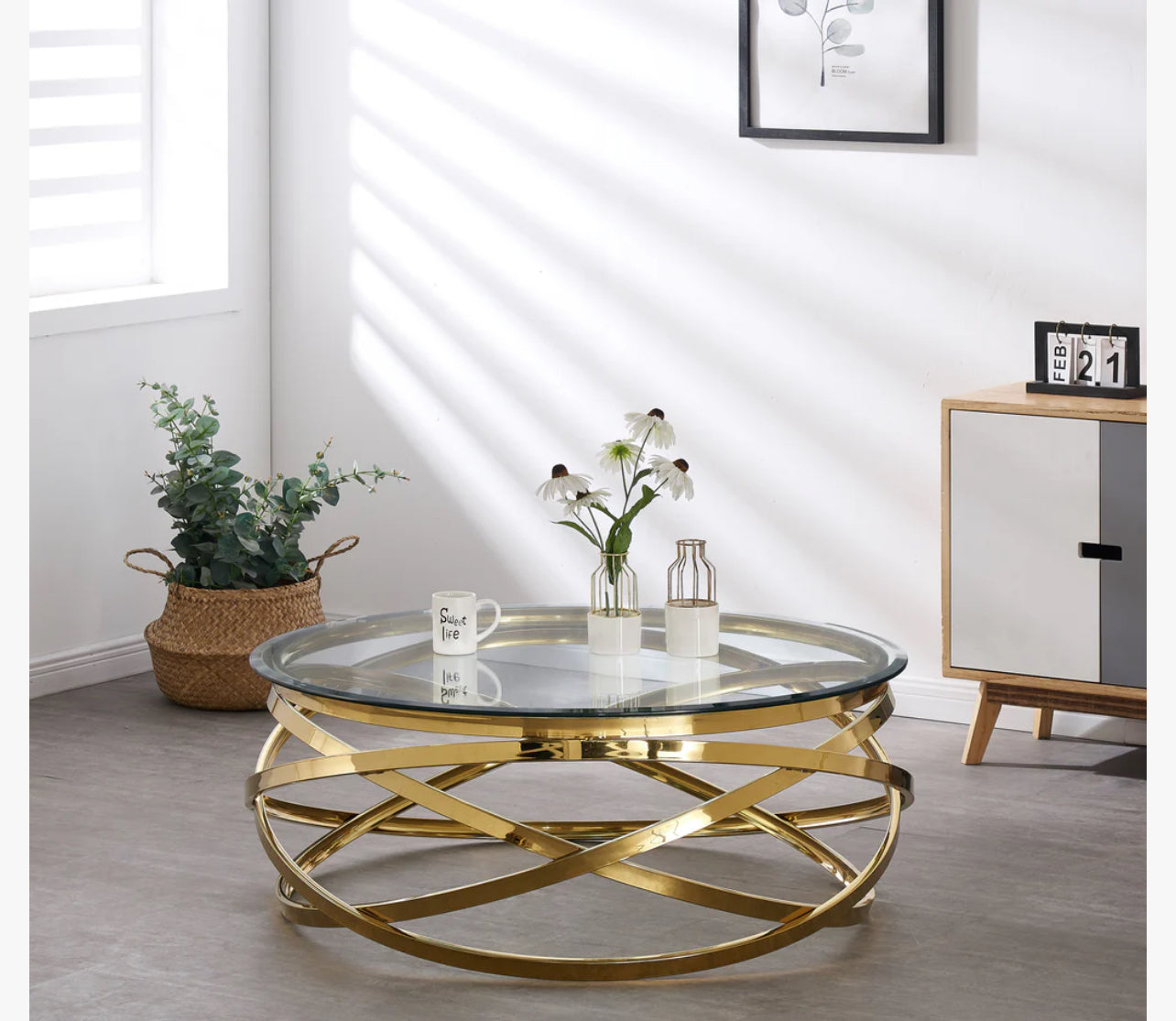 Luxury Modern Nesting Table Set