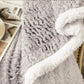 Kingole Faux Rabbit Fur Luxury Throw Blanket, Cozy Couch Sofa Bed Super Soft and Warm Plush Microfiber Fleece Queen - Various Colours Available