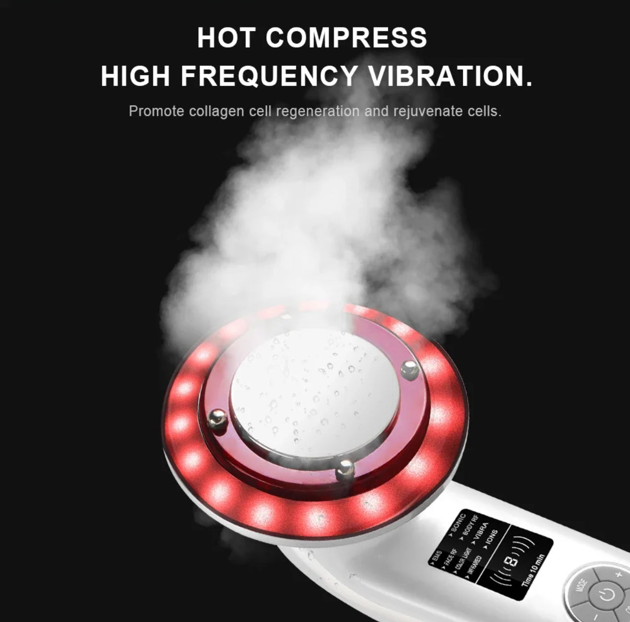 Body Slimming 8-IN-1 Machine ,Anti-Cellulite Fat Burner Skin Lift Tighten Massager - Available In Black or White