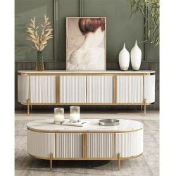 MFurn Primo Collection TV Stand & Coffee Table Combo 2pc Set