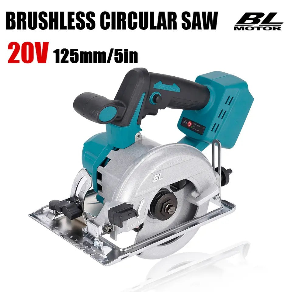 Circular Saw 125mm Brushless Lithium Battery Circular Saw