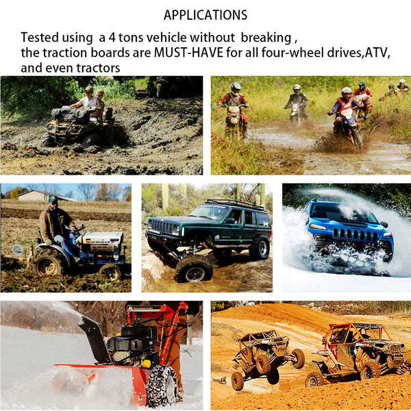 MTech Recovery Traction Board Set 2pc - Various Colours