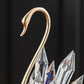MHome
Figurine, Swan,Crystal, Creative Swan Ornament,With Pedestal, Crystal Cluster. 3pc Set