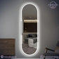 Modern Full Length LED Mirror Gold Only