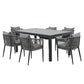 MFURN Nicola Modern Outdoor Dining Set 7pc