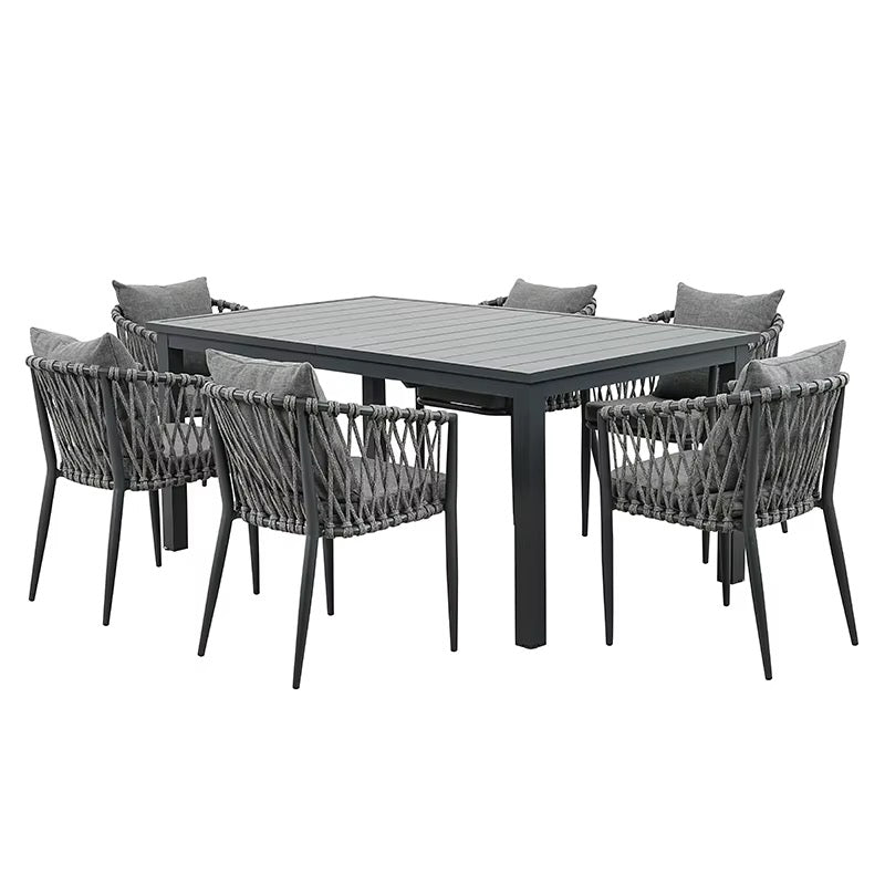 MFURN Nicola Modern Outdoor Dining Set 7pc