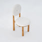 MFURN Donut Back Modern Dining Chair Available In Black or White Colour Options