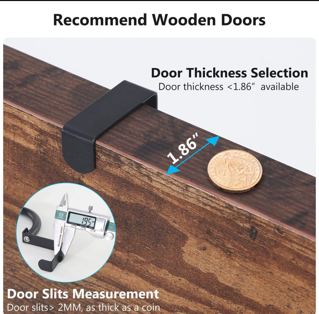 Door Hanging Organiser - 6 Shelf