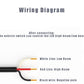 Motorcycle LED Spotlights High And Low Beams Two-Color Lens Headlights