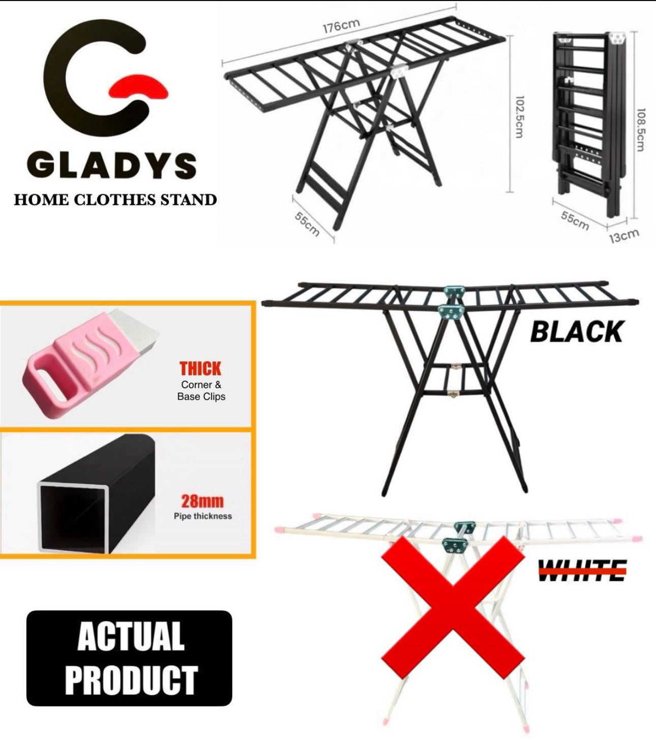 GLADYS Foldable Clothing Dryer