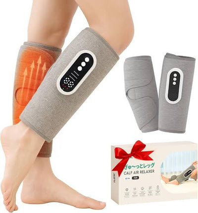 MCare Calf Compression Massager Heat Function, 3 Modes, 3 Intensity Levels, 3 Temperature Adjustment, Type-C Rechargeable