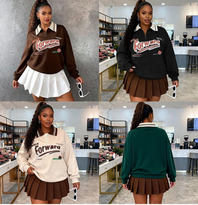 Ladies Athletic Inspired Sweatshirt-Various Colours