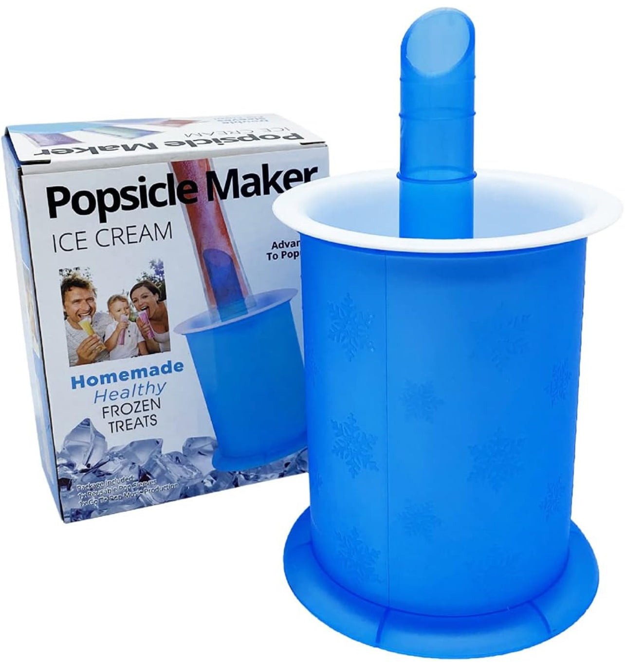 DIY Ice Popsicle Maker Ice Cream Molds Bags Reusable Easy Release Freezer Pops Maker