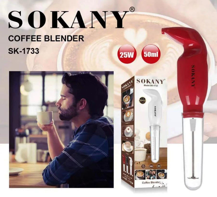 SOKANY Handheld Frother Cappuccino Maker
