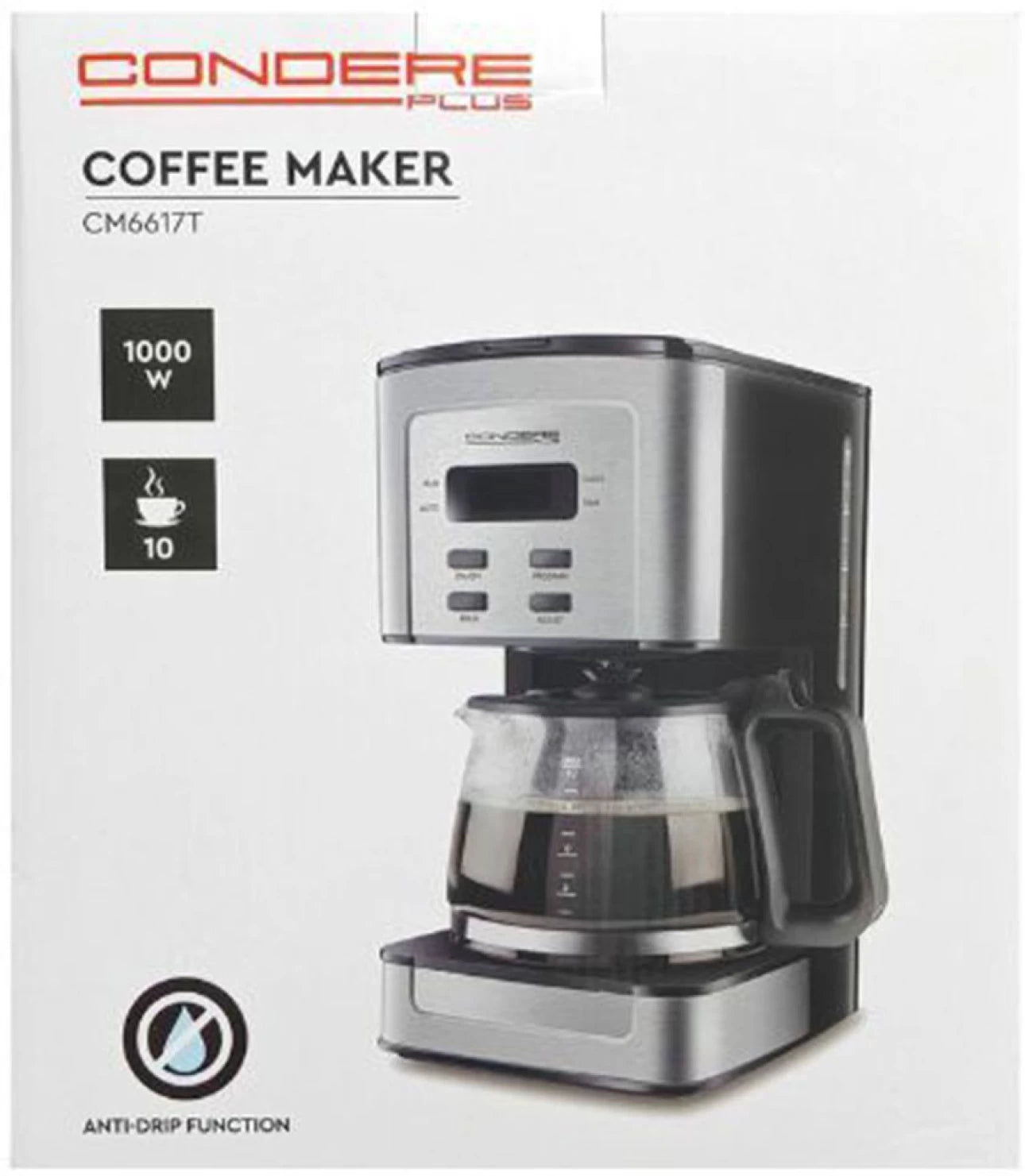 Condere Premium Drip Coffee 10cup Maker