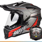 VGV Motocross Helmet DOT Certification MTB ATV Motorcycle Cascos Carbon Fiber Pattern Off-Road Capacete Motorbike Anti-Glare