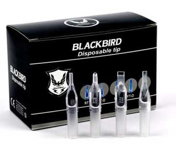 BlackBird Tattoo Needle Tips Disposable Tips - Pack Of 50 - Various Sizes