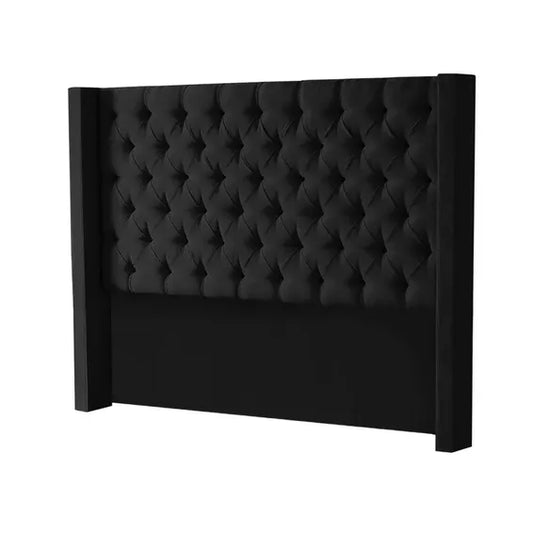 MFurn Tufted Wingback Velvet Headboard – Multiple Colours