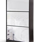 Fine Living Mirror Shoe Cabinet - 3 Tier - Wenge