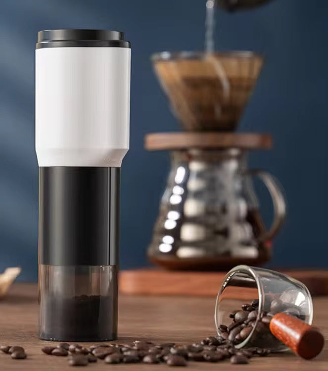 MHome 2-in-1 Electric And Manual Coffee Bean Grinder 5 Level Adjustable With Timing