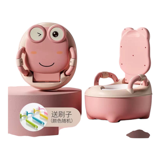 Portable Travel Potty Eco Friendly PP Toddler Training Toilet Stable High Toughness for Kids-Various Colours